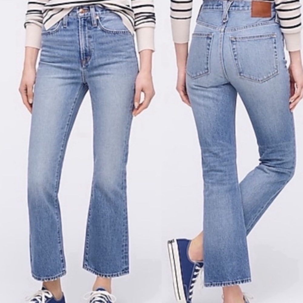 J. Crew Point Sur Kick Out Crop Jean in size 25